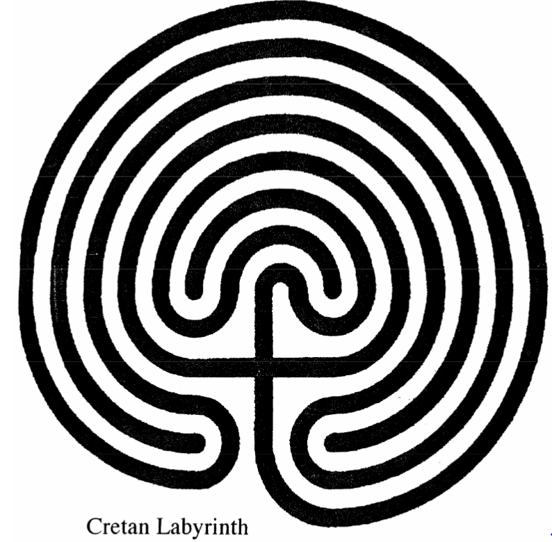Drawing of a labyrinth